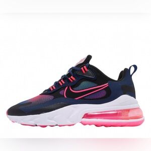 NIB Nike Women’s Air Max 270 React SE Midnight Navy Black Marine Size 8